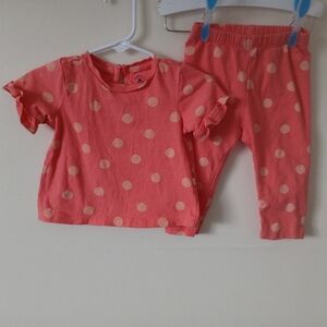 Baby Gap 2 Piece Set 6-12 Month Girl